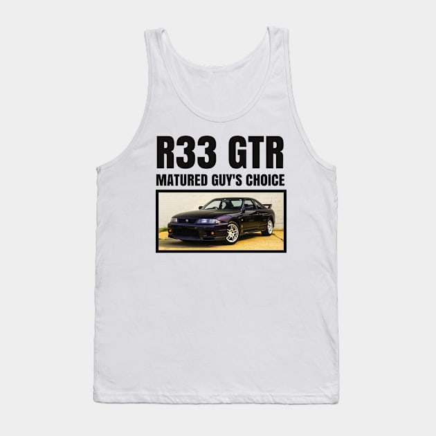 R33 GTR Tank Top by MOTOSHIFT